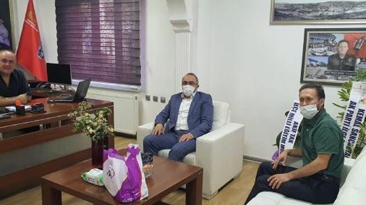 Müftü Yazıcı, Emniyet Müdürü Dumanı ziyaret etti