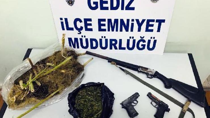 Gediz’de uyuşturucu operasyonu: 1 gözaltı