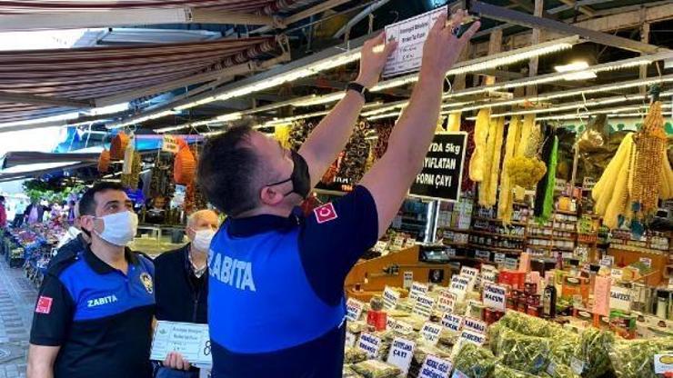 Zabıtadan kapsamlı korona denetimi