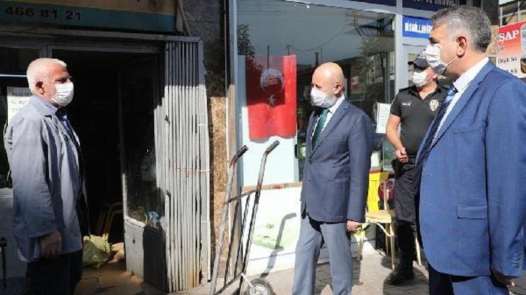 Başkan Çolakbayrakdar, koronavirüs denetimlerine katıldı