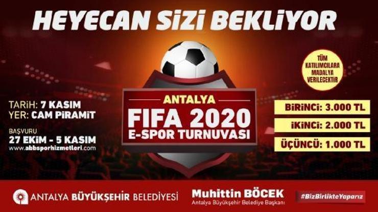 Büyükşehirden ödüllü FIFA 2020 Turnuvası