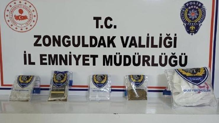 Zonguldakta uyuşturucu operasyonu: 3 tutuklu