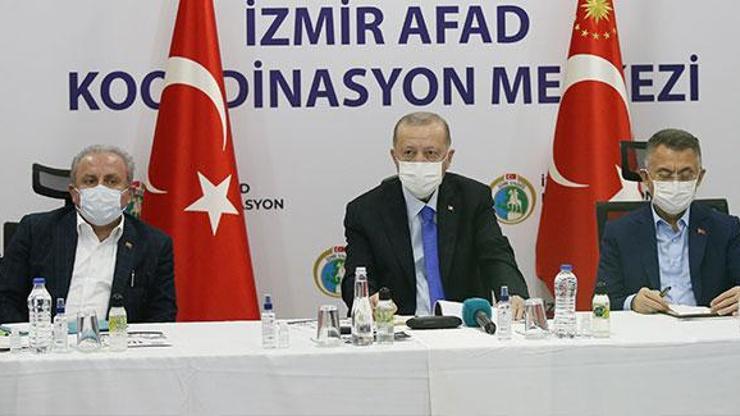 Son dakika haberi... Cumhurbaşkanı Erdoğan deprem bölgesinde