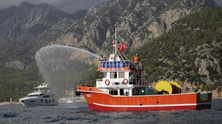 Büyükşehir Belediyesinden Deniz Kirliliğine Acil Müdahale Tatbikatı