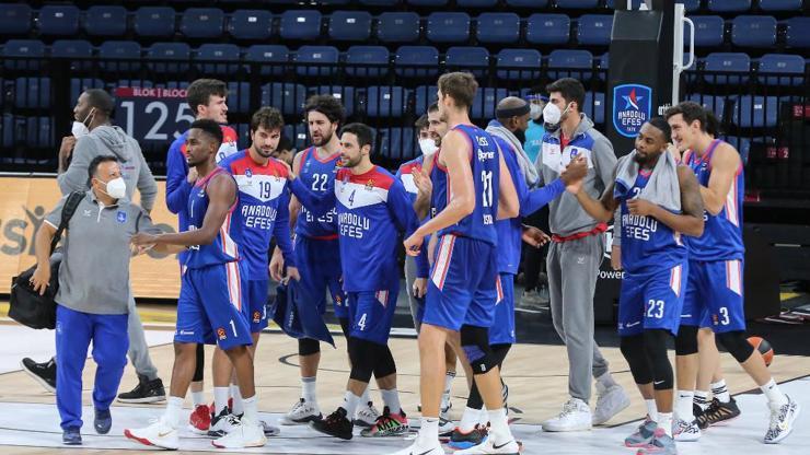 Anadolu Efes 2 sayı farkla kazandı