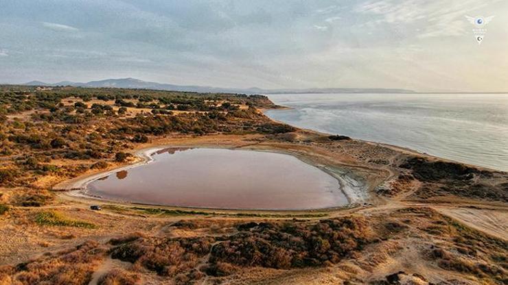 Dünyadaki 8 pembe gölden biri Çanakkale’de