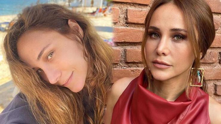 Burçin Terzioğlundan sahil pozu