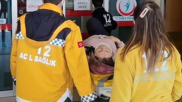 Temizlik yaptığı merdivenlerden düşen kadın yaralandı