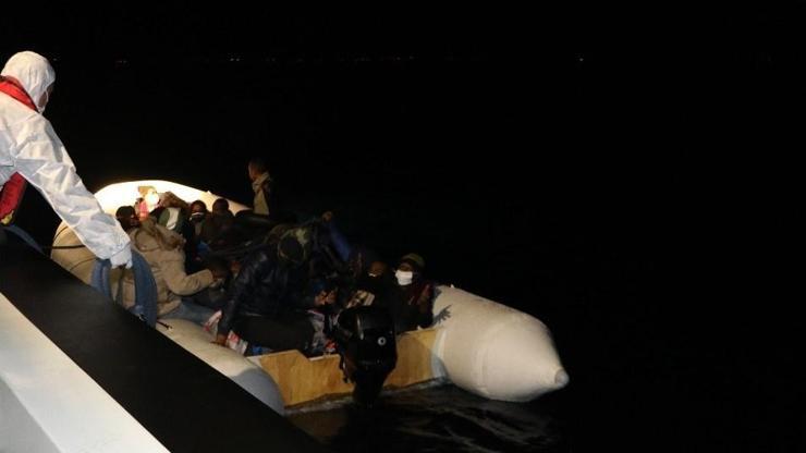 Balıkesirde 29 kaçak göçmen kurtarıldı