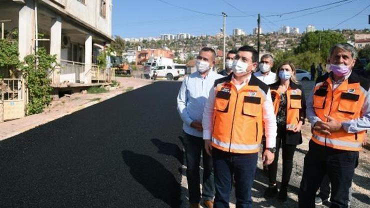 Erenköyde asfalt tamam sırada doğal gaz var
