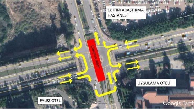 Falez Kavşağı 20 gün trafiğe kapalı