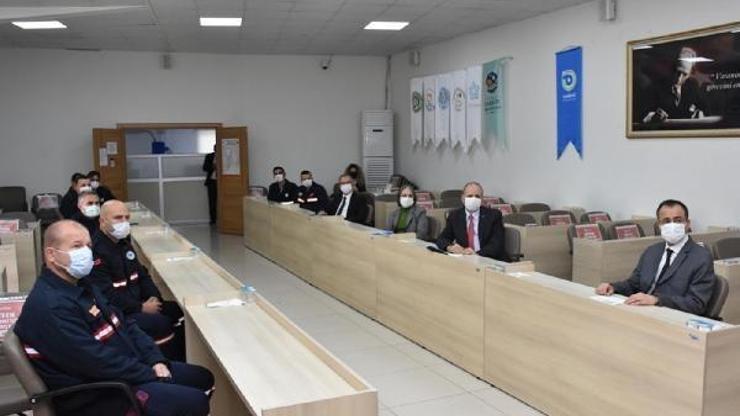 İzmir depreminde görev alan Tekirdağlı itfaiyecilere birer maaş ödül
