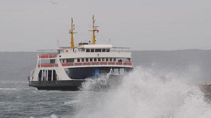 Gökçeadaya yarınki bazı feribot seferleri iptal edildi
