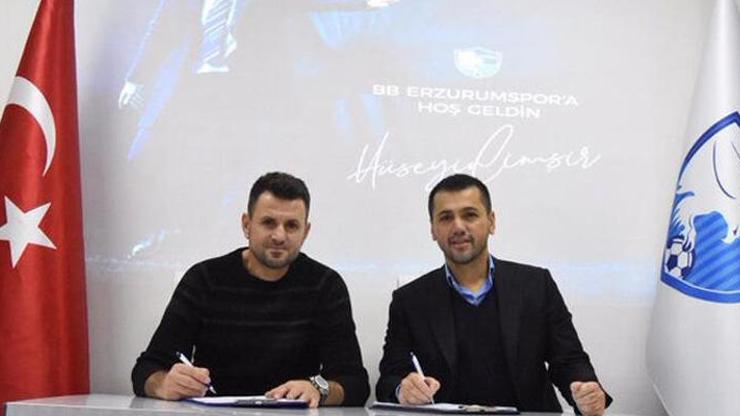 Son dakika... Hüseyin Çimşir resmen Erzurumsporda