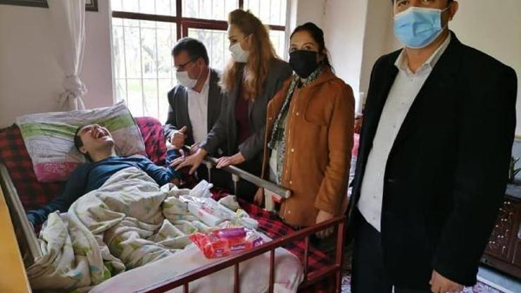 Başkan Gökçe, engelli vatandaşları ziyaret etti