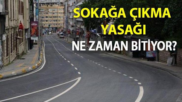 Sokağa çıkma yasağı bitti mi Hafta sonu sokağa çıkma yasağı sona erdi mi