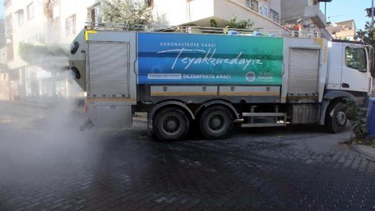 Akdenizde dezenfekte çalışmaları sürüyor