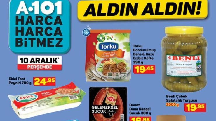 10 Aralık Perşembe A101de hangi ürünler indirimde A101 aktüel ürünler kataloğu 2020