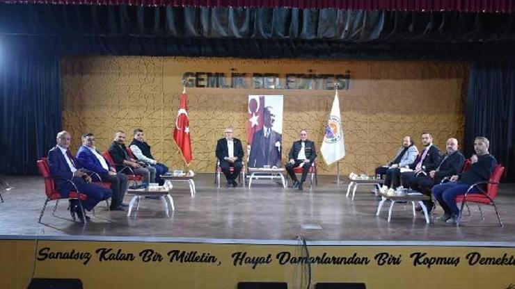 Başkan Sertaslan, Gemlikli gazeteciler ile bir araya geldi