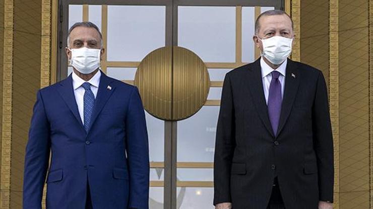 Irak Başbakanı Kazımi Ankarada... Beştepeye önemli ziyaret