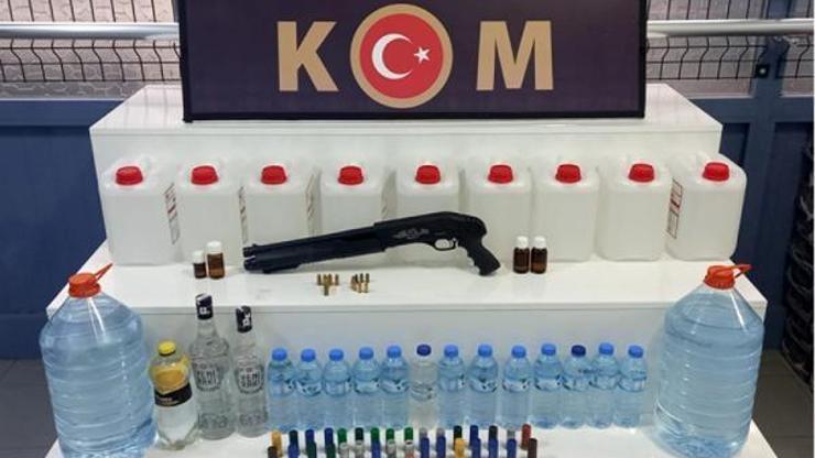 Ispartada sahte içki operasyonu