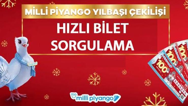 Milli Piyango Online hızlı bilet sorgulama sayfası | 2021 yılbaşı çekiliş sonuçları ve bilet sorgulama linki