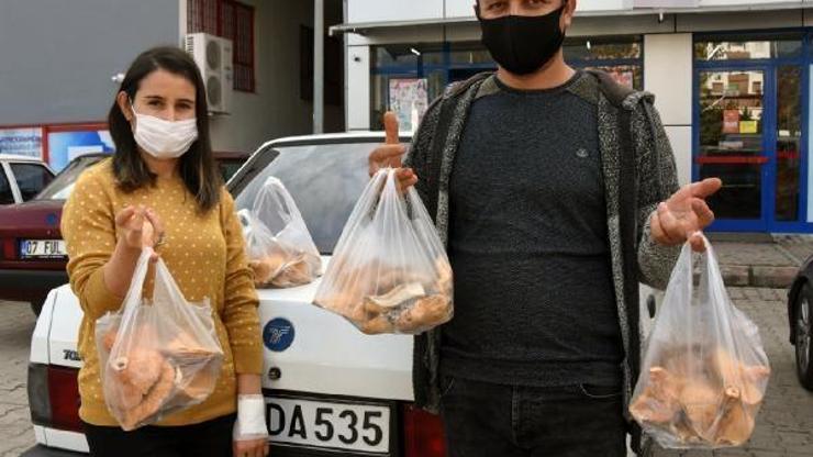 Doğadan topladıkları mantarları satıyorlar