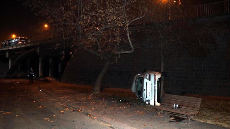 Kırmızı facia Metrelerce yükselikten uçtu