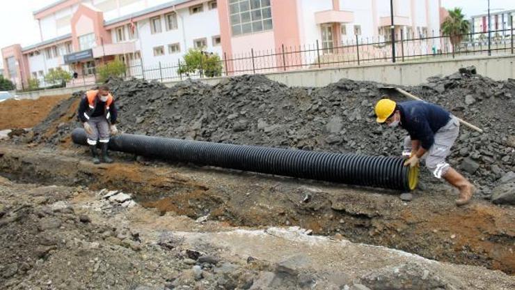 Manavgatta 6 mahallede ek kanalizasyon hattı yapıldı