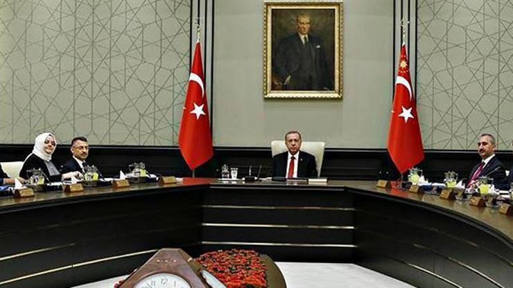 Bu hafta kabine toplantısı ne zaman Bugün Kabine toplantısı olacak mı