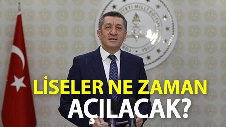 MEB liseler açılacak mı, sınavlar ne zaman olacak 2021 liselerde yüz yüze eğitim hangi tarihte başlayacak