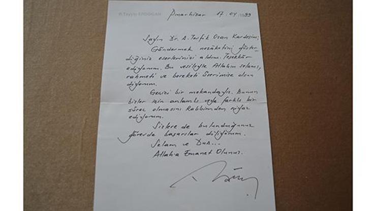 Cumhurbaşkanı Erdoğanın cezaevinden yazdığı mektup, 22 yıl sonra ortaya çıktı