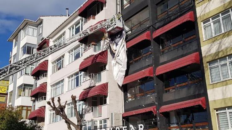 Lodosta kopan dev brandaya itfaiye müdahale etti