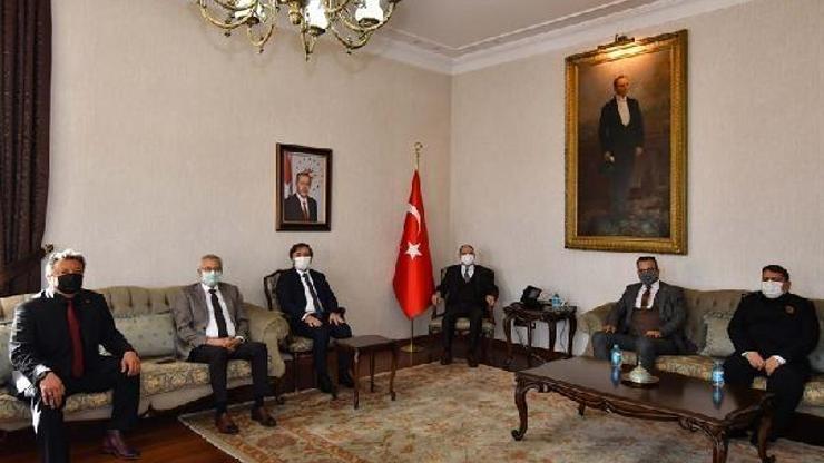 Aksaray Valisinden Konya Valisine ziyaret