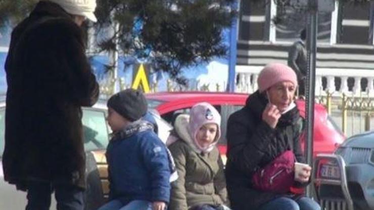 Erzurumda şubatta bahar havası