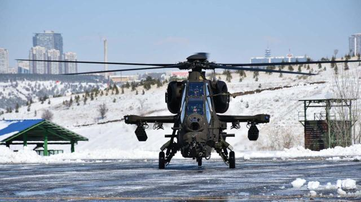 ATAK helikopteri için su takı töreni düzenlendi
