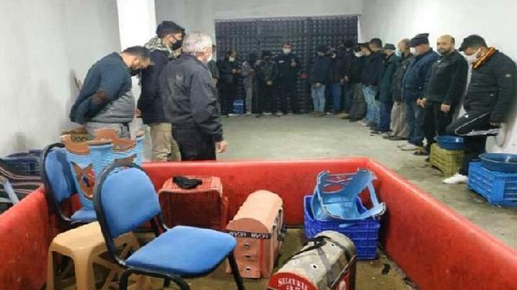 Horoz dövüştüren 27 kişiye toplam 121 bin lira ceza
