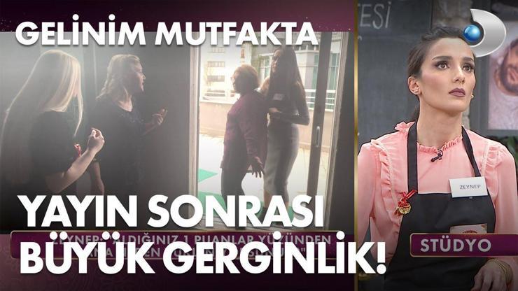 Yayın sonrası gergin anlar