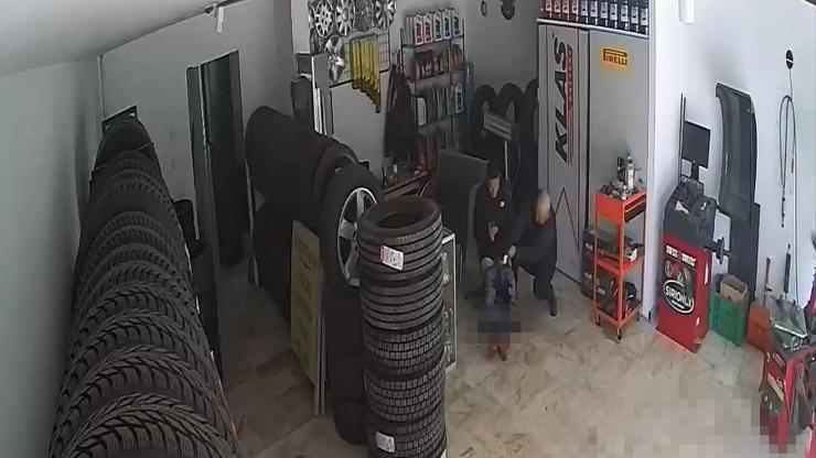 Bıçaklanan gence ilk müdahaleyi sığındığı oto lastikçi yaptı