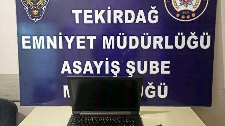 Tekirdağ Müftülüğünden bilgisayar hırsızlığı şüphelisi yakalandı