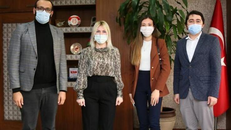 Rektör Özkan, Genç MÜSİAD Başkanı ve üyeleri ile görüştü
