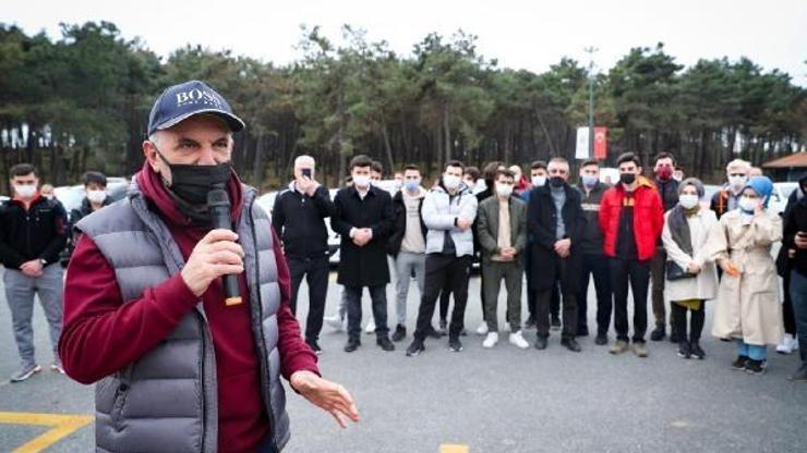 İlkbaharın gelişini yürüyüşle karşıladılar; şehitleri unutmadılar