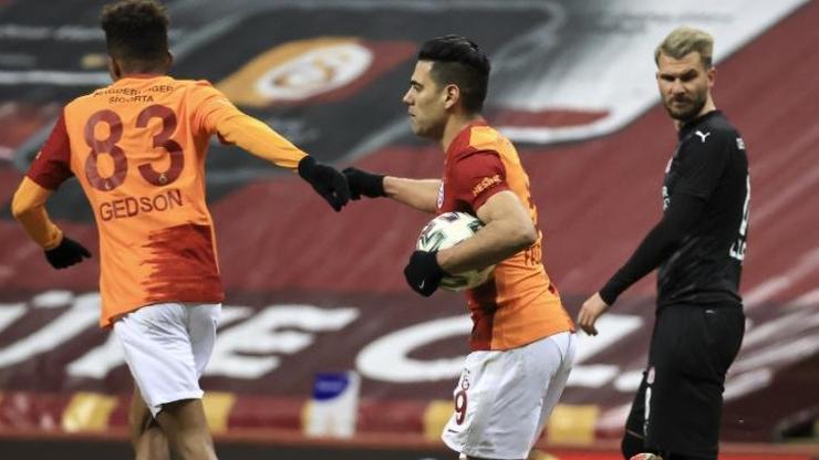 Falcaonun golleri Galatasaraya yetmedi