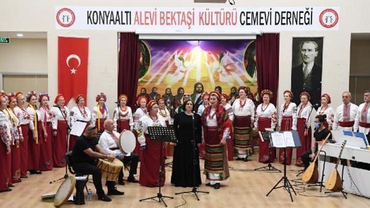Konyaaltı Cemevinde kültür mozaiği
