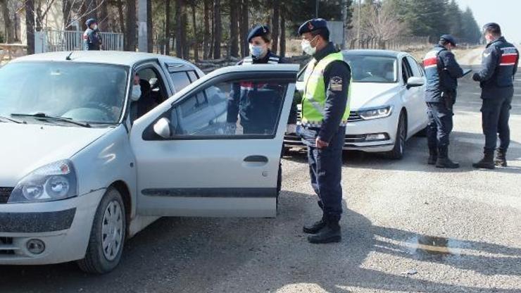 Jandarmadan helikopter destekli trafik denetimi