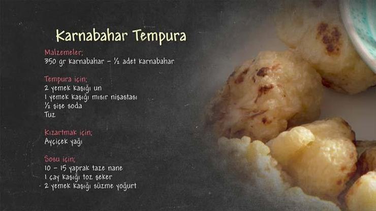 Karnabahar Tempura Tarifi - Karnabahar Tempura Nasıl Yapılır