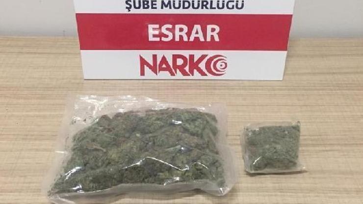 Çantasında uyuşturucu bulunan şüpheli gözaltına alındı