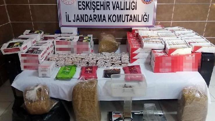 Eskişehirde kaçak sigara operasyonu