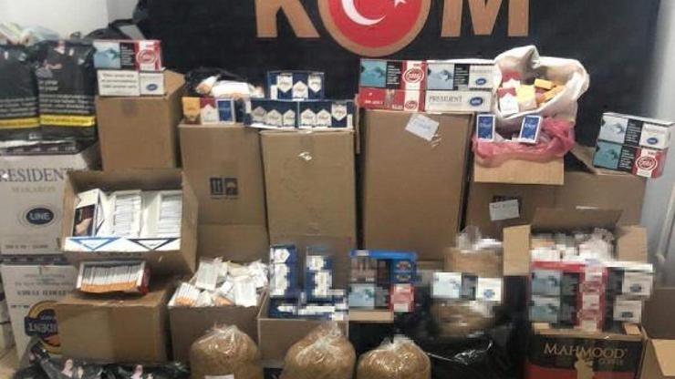 Tekirdağda kaçak tütün operasyonu