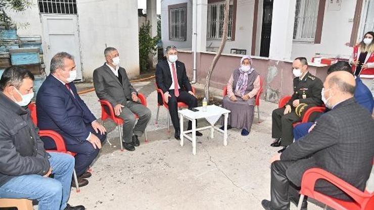 Vali Yılmaz’dan şehit ailelerine ziyaret